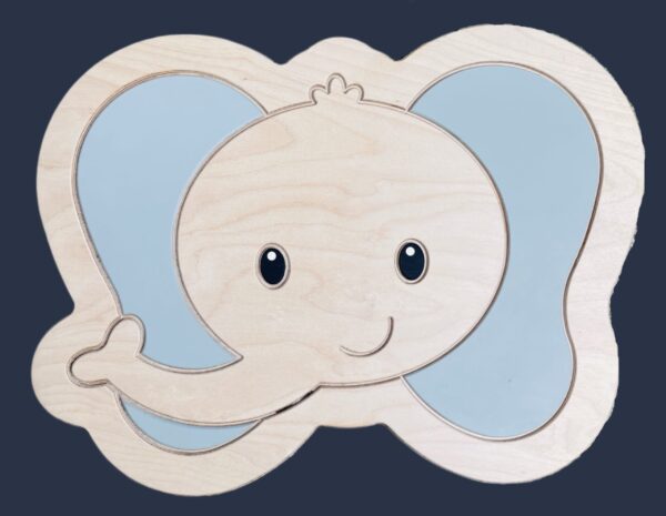 Wiebelplank Olifant Kleur