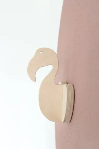 Wandhaak Flamingo